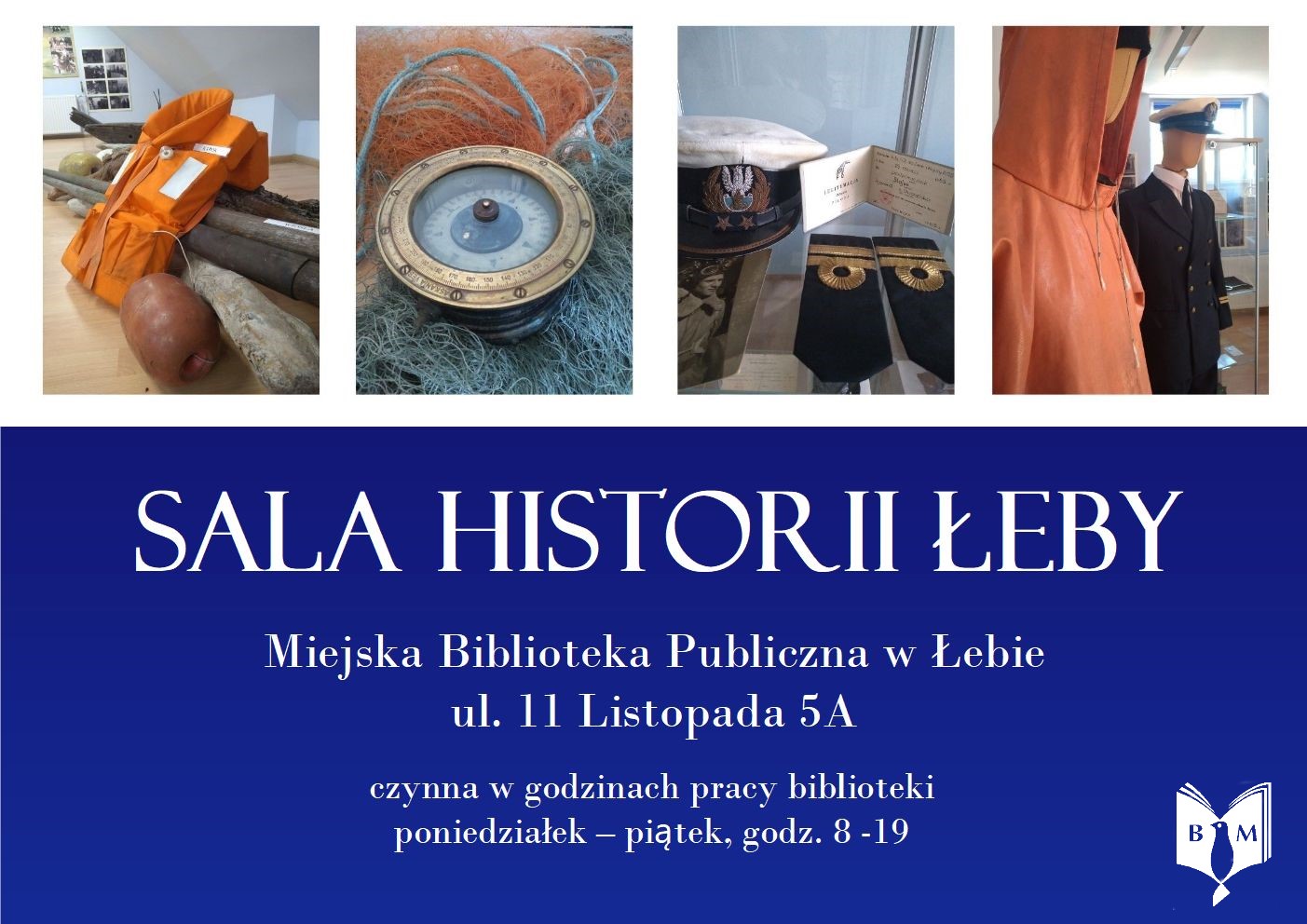 Zapraszamy do zwiedzania Sali Historii Łeby od poniedziałku do piatku w godzinach pracy biblioteki – zdjęcie 1