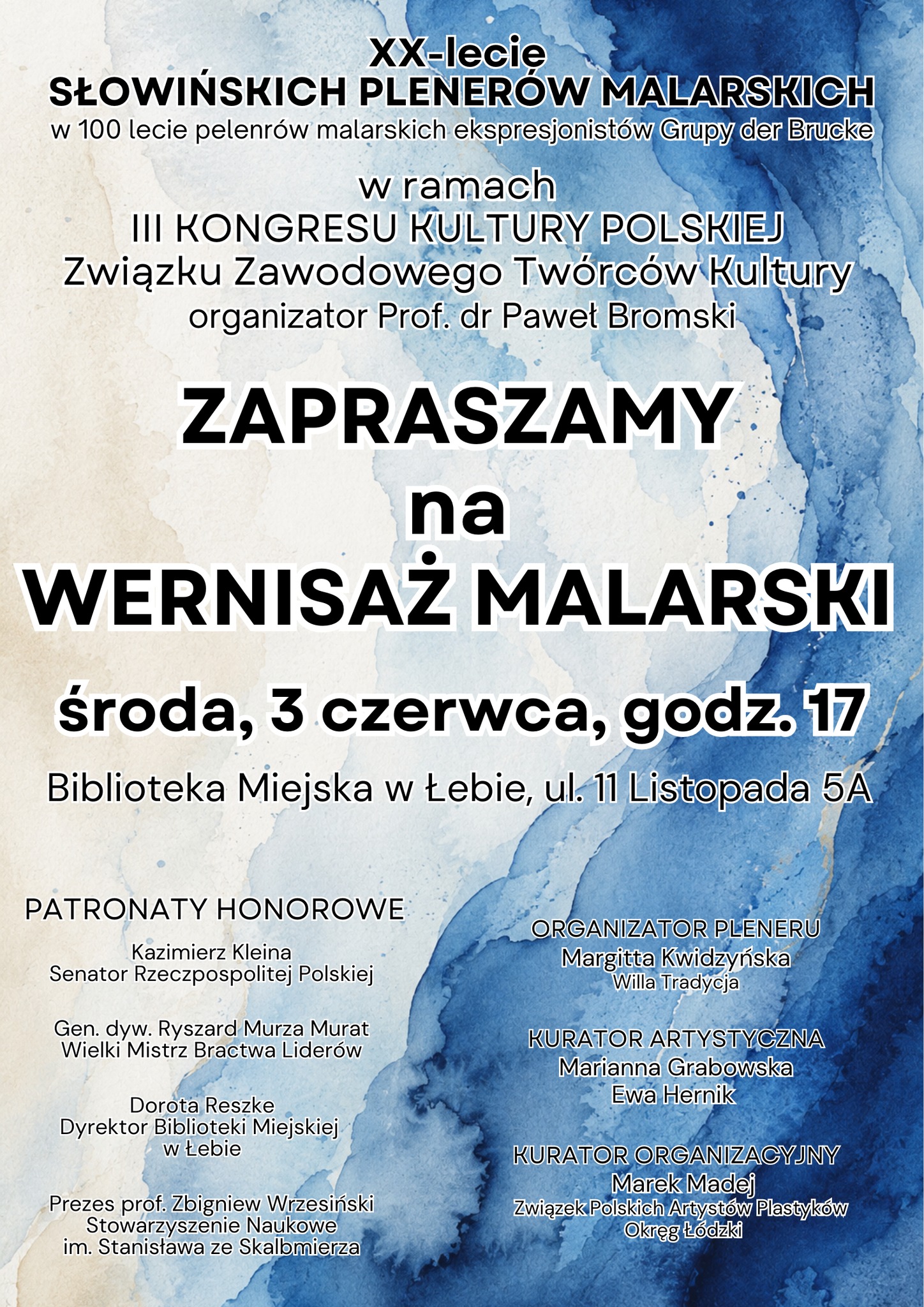 WERNISAŻ MALARSKI XX-lecie Słowińskich Plenerów Malarskich – zdjęcie 1