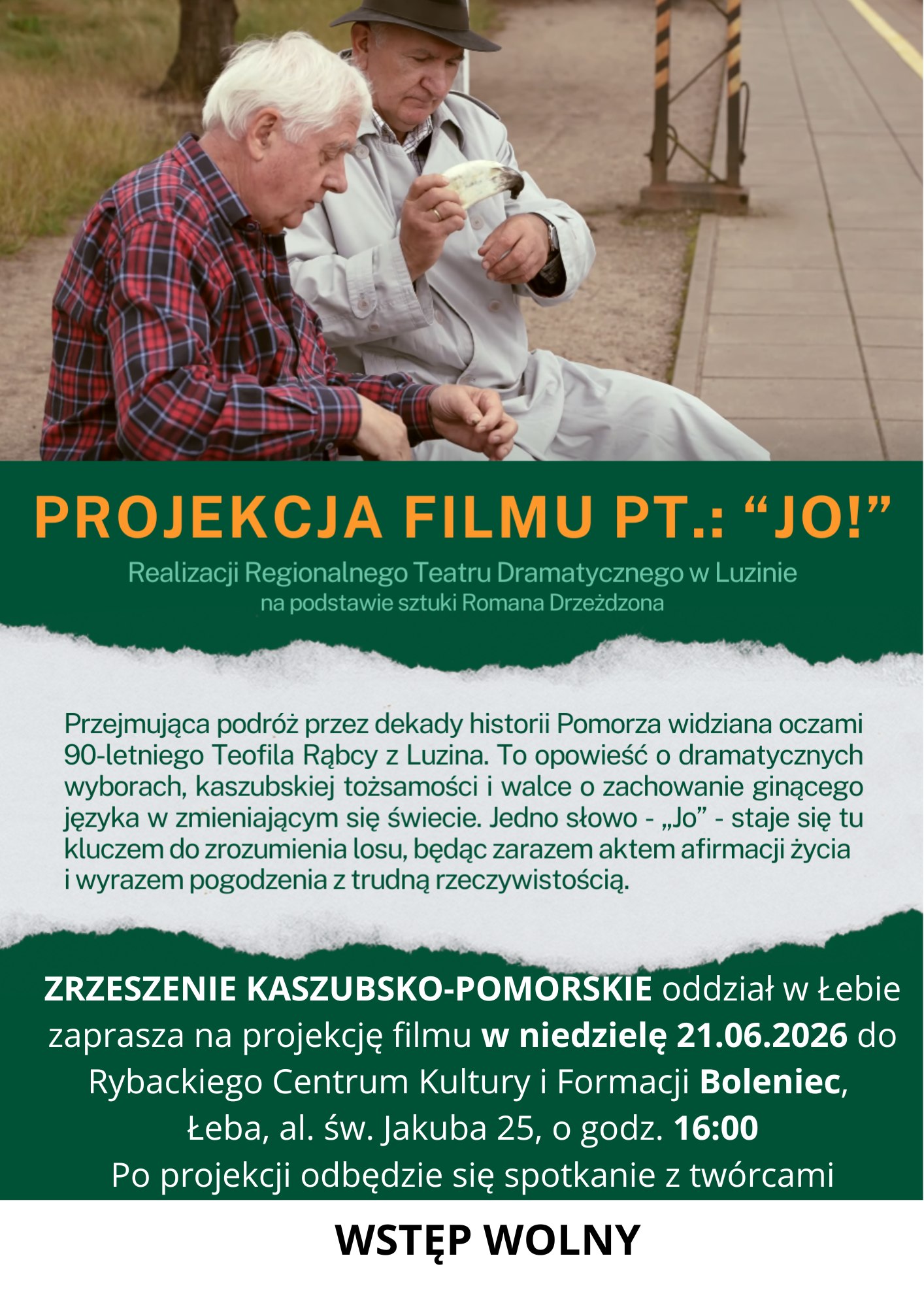 Przekazujemy Państwu informację na prośbę Zrzeszenie Kaszubsko-Pomorskie oddział w Łebie – zdjęcie 1