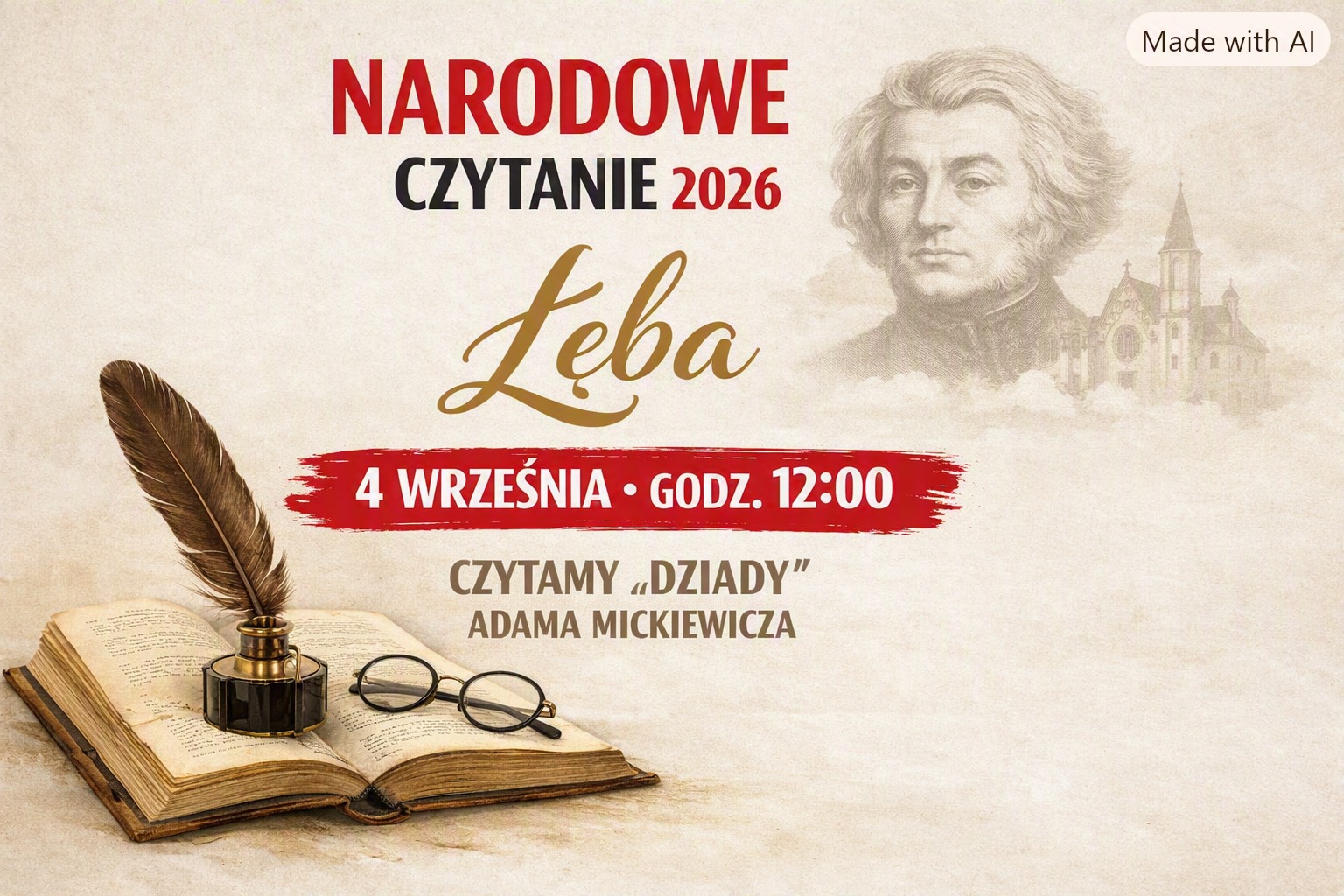 Narodowe czytanie - zapisy! – zdjęcie 1