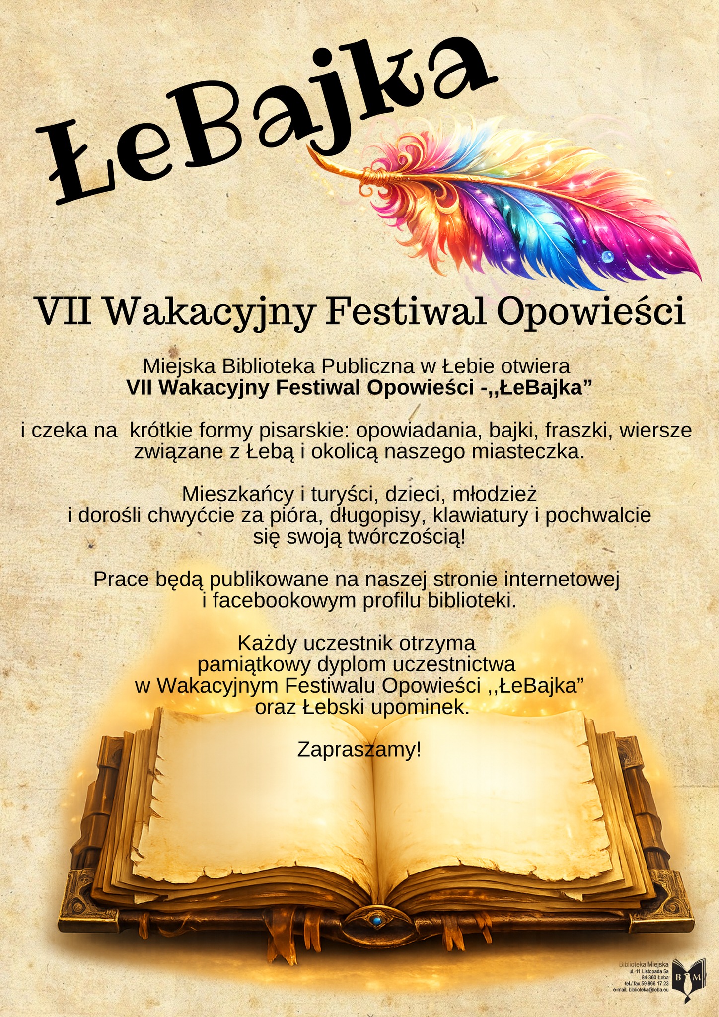Do końca sierpnia trwa VII Wakacyjny Festiwal Opowieści „ŁeBajka” – zdjęcie 1